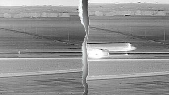Harrowing footage shows person standing in front of Frontier plane during takeoff - Fox News