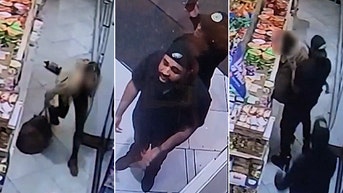 Man seen on video allegedly spitting on woman, then pummeling her in store - Fox News