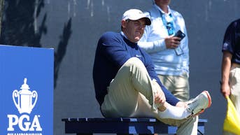 Gruesome DIY surgery on his foot leaves Rory McIlroy hobbled at Aronimink - Fox News