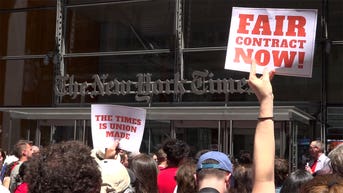 New York Times staffers head outside to rally against paper’s management - Fox News