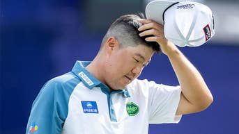 PGA Tour winner watches helplessly as ball crashes into stands then returns to sand - Fox News