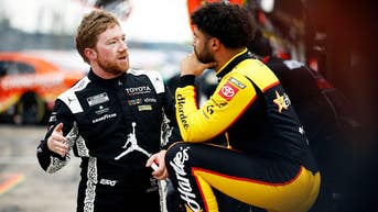 Bubba Wallace 'seeing red' after being wrecked, female driver quits mid-race - Fox News
