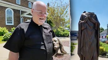 Woman arrested after allegedly beheading Jesus statue outside Catholic church