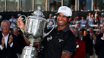 Aaron Rai emerges from the pack to win PGA Championship with the final round of his life at Aronimink