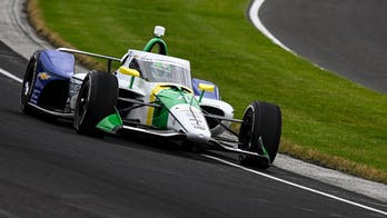 IndyCar driver Caio Collet's vehicle catches fire in terrifying Indy 500 wreck