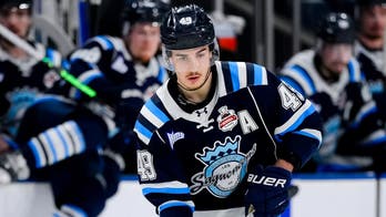 Junior hockey player suspended for rest of major tournament after stomping on opponent's foot