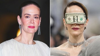 Sarah Paulson slammed for 'unbearable' hypocrisy with dollar blindfold at $100K Met Gala