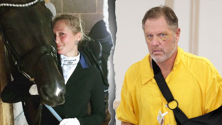 A member of the 2008 Olympic dressage team is suspected of being the gunman after a woman is shot