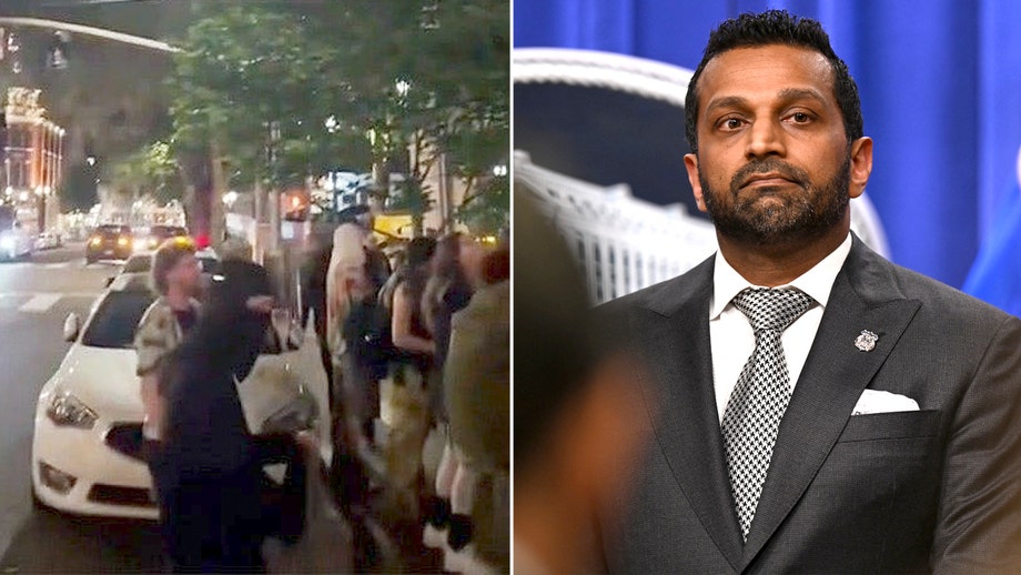 Swarm of agitators descend on hotel believed to be housing top Trump official