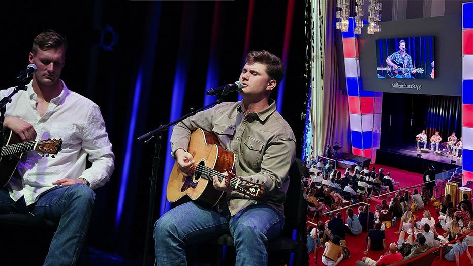 EXCLUSIVE: Veterans turn war stories into music at Trump Kennedy Center in powerful patriotic showcase