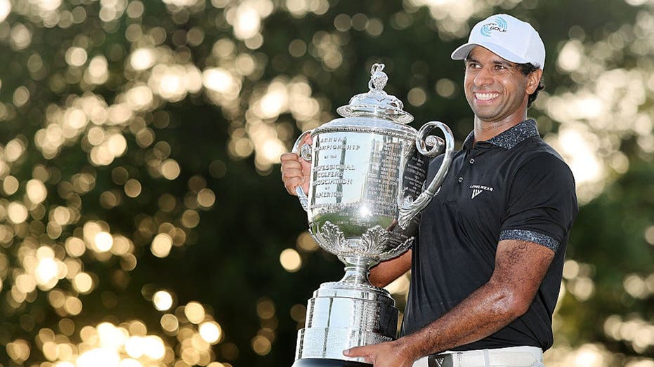 Aaron Rai shares the unthinkable thing his father was doing during his PGA Championship victory