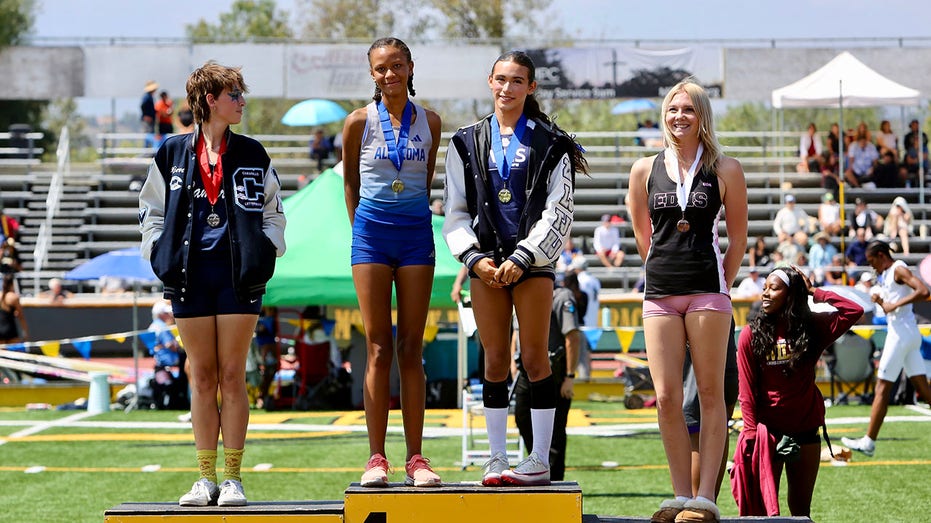 Trans track star sweeps three events, shares first-place podium and qualifies for CA state meet yet again