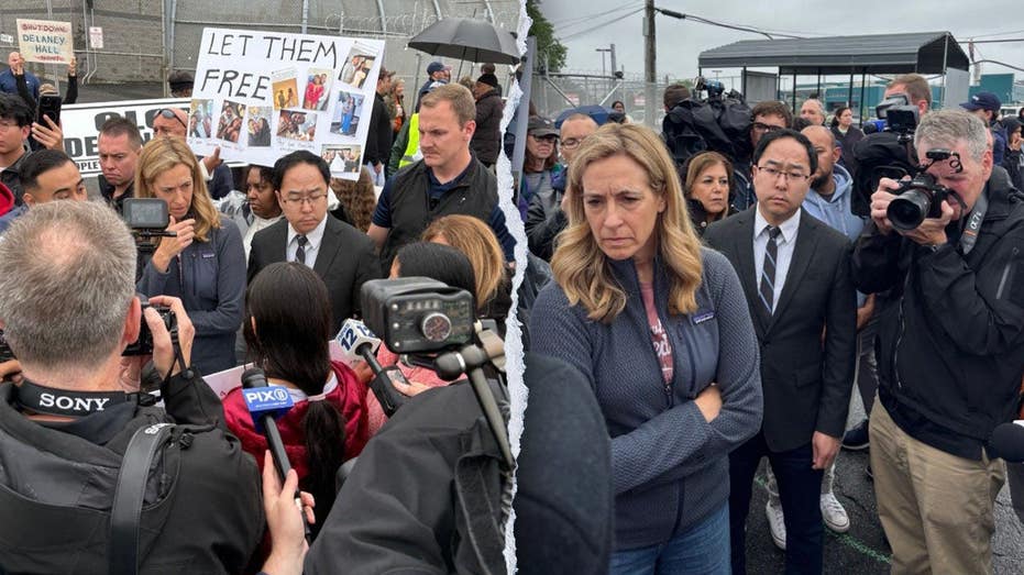 New Jersey governor, Democratic senator spend Memorial Day protesting ICE facility