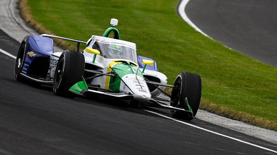 IndyCar driver Caio Collet's vehicle catches fire in terrifying Indy 500 wreck