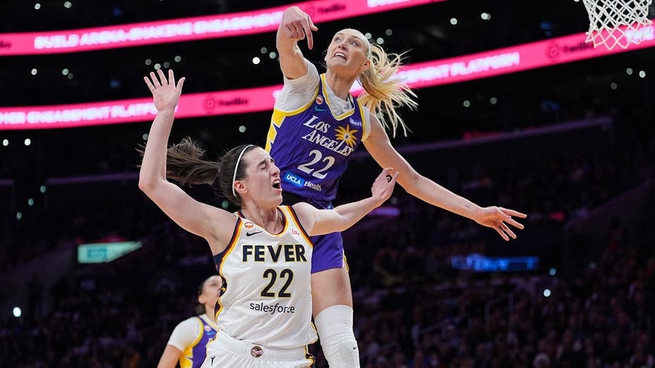 Sparks' Cameron Brink fires off explicit outburst after blocking Caitlin Clark's shot