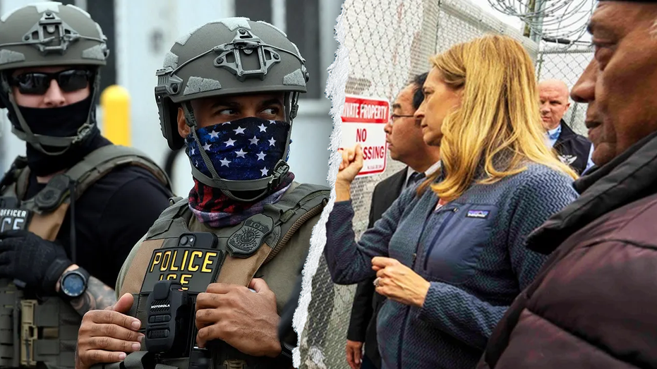 Anti-ICE agitator screams ‘I’ll kill your whole f- family’ day after Dem gov praises ‘peaceful protesting’