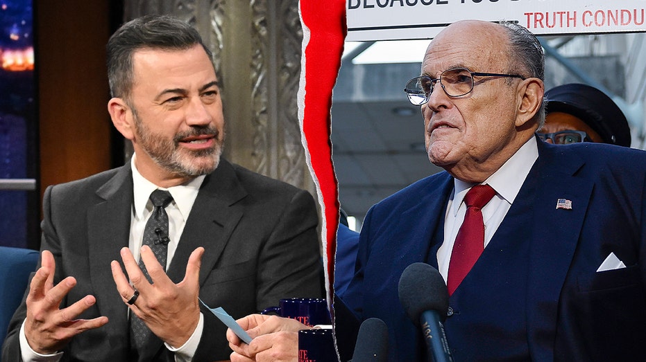 Jimmy Kimmel joked about Rudy Giuliani rising from the 'grave' days before his hospitalization