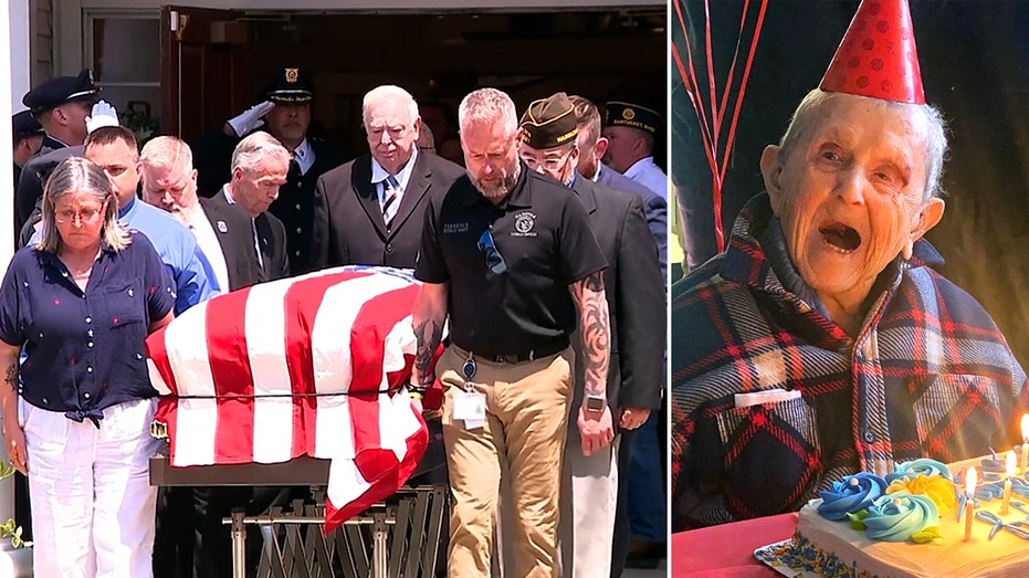 ‘Nobody should go alone’: 1,500 strangers honor WWII veteran with no known family