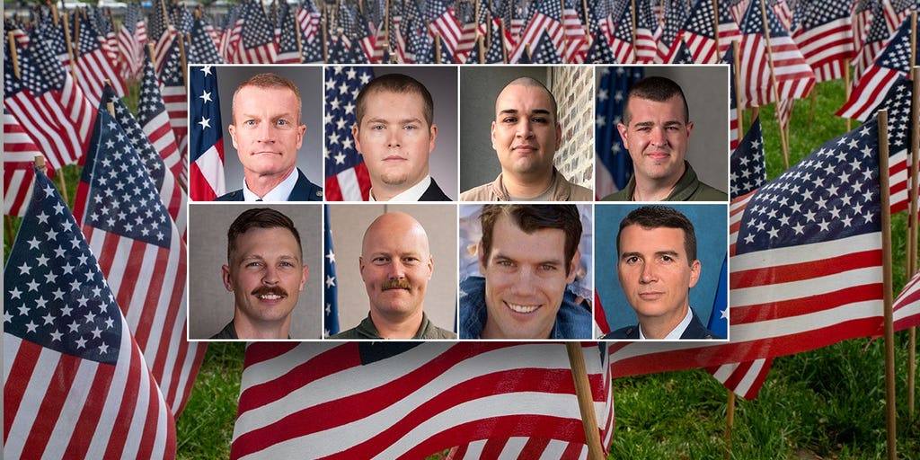 Air Force identifies 8 crew members killed in B-52 Stratofortress crash at Edwards Air Force Base