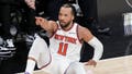 NBA investigating courtside fans who allegedly directed profane 'flopping' remarks at Jalen Brunson: report - Fox News