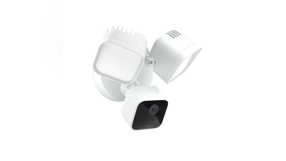 An automatic floodlight helps add even more security to your yard. 