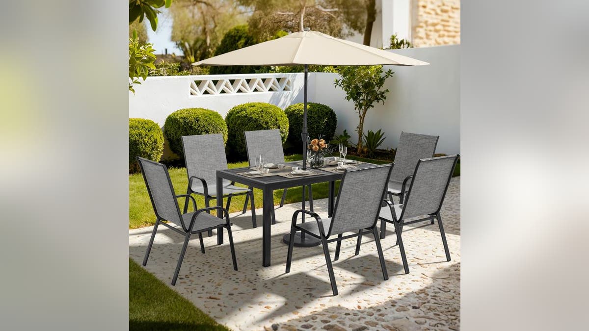Sit the whole family at this dining set.