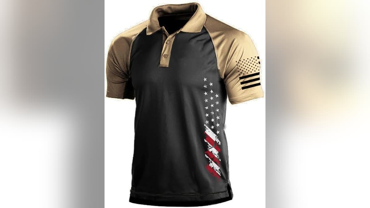 This quick-dry polo keeps you cool on hot summer days.