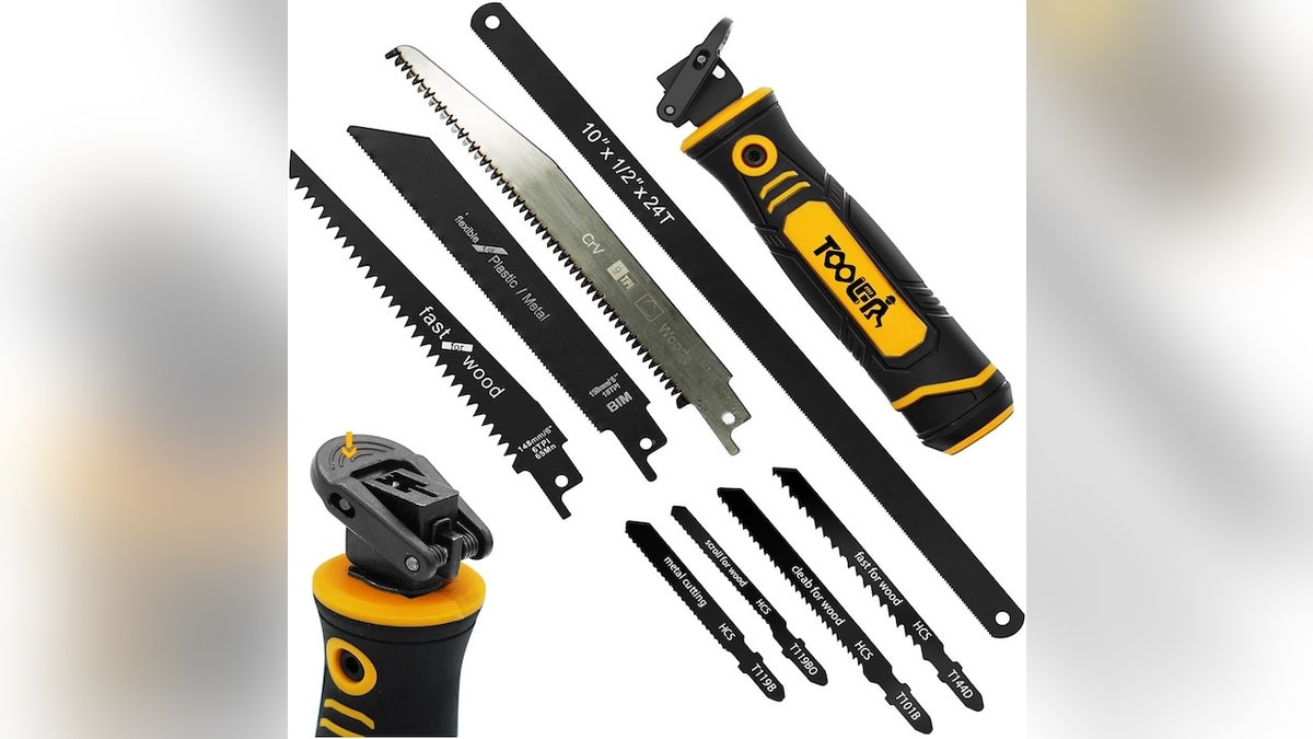 The non-slip handle reduces hand fatigue.