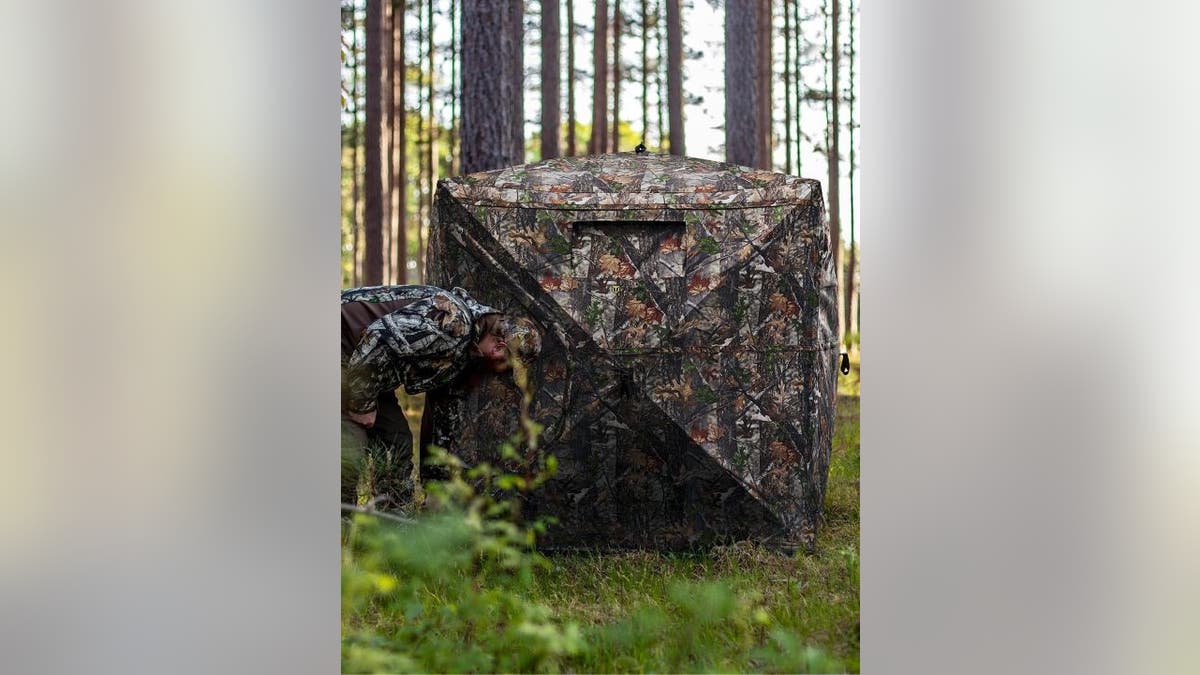 Stay hidden while tracking deer, moose and other big game.