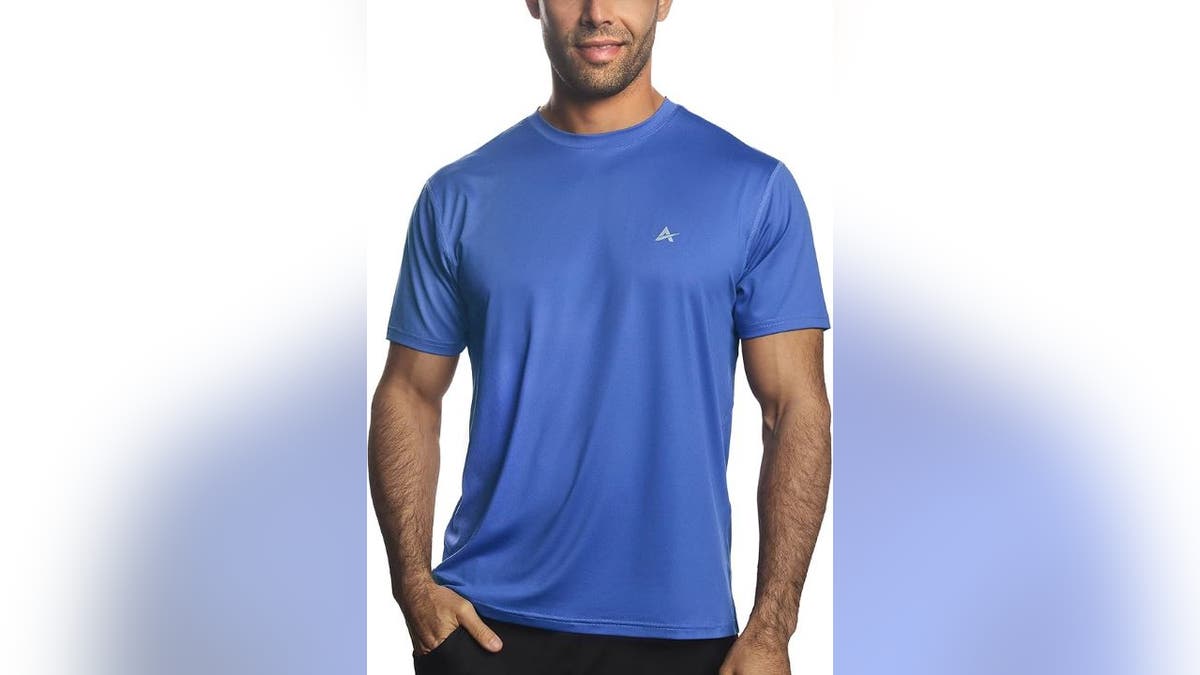 This shirt gets cold as soon as you start to sweat.
