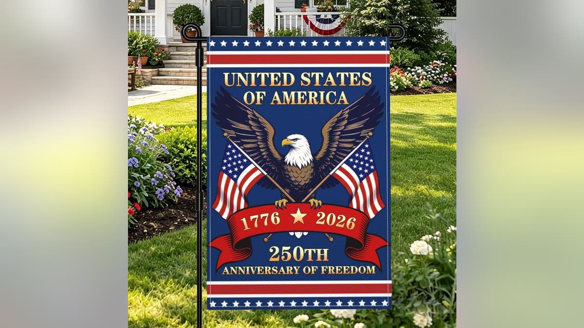 Fit this flag on any standard garden flag stake.