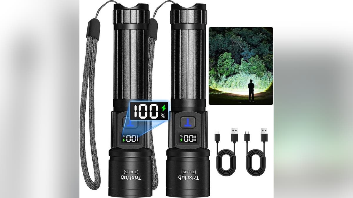 Save on this rechargeable 1,000-lumen flashlight two-pack.