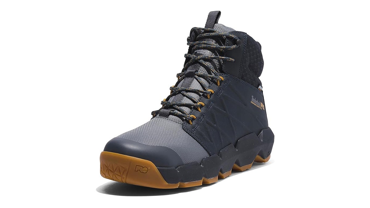 The athletic style is ideal for work or everyday outings.