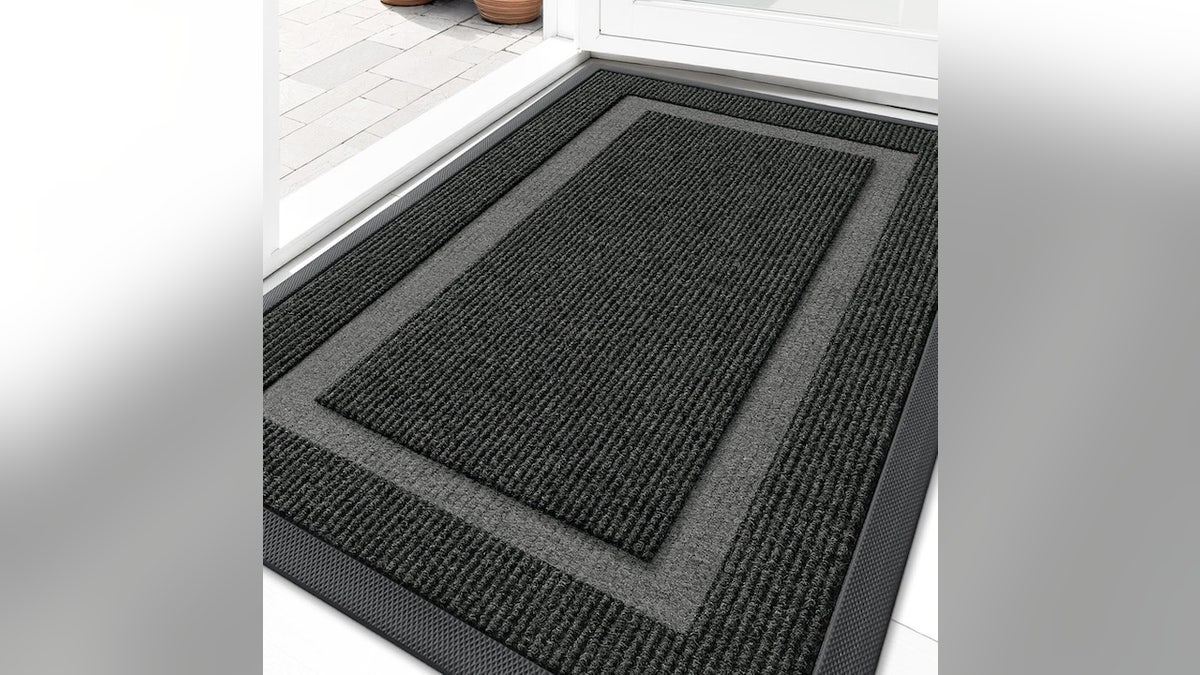 Stop dirt at the front door with this budget-friendly mat.