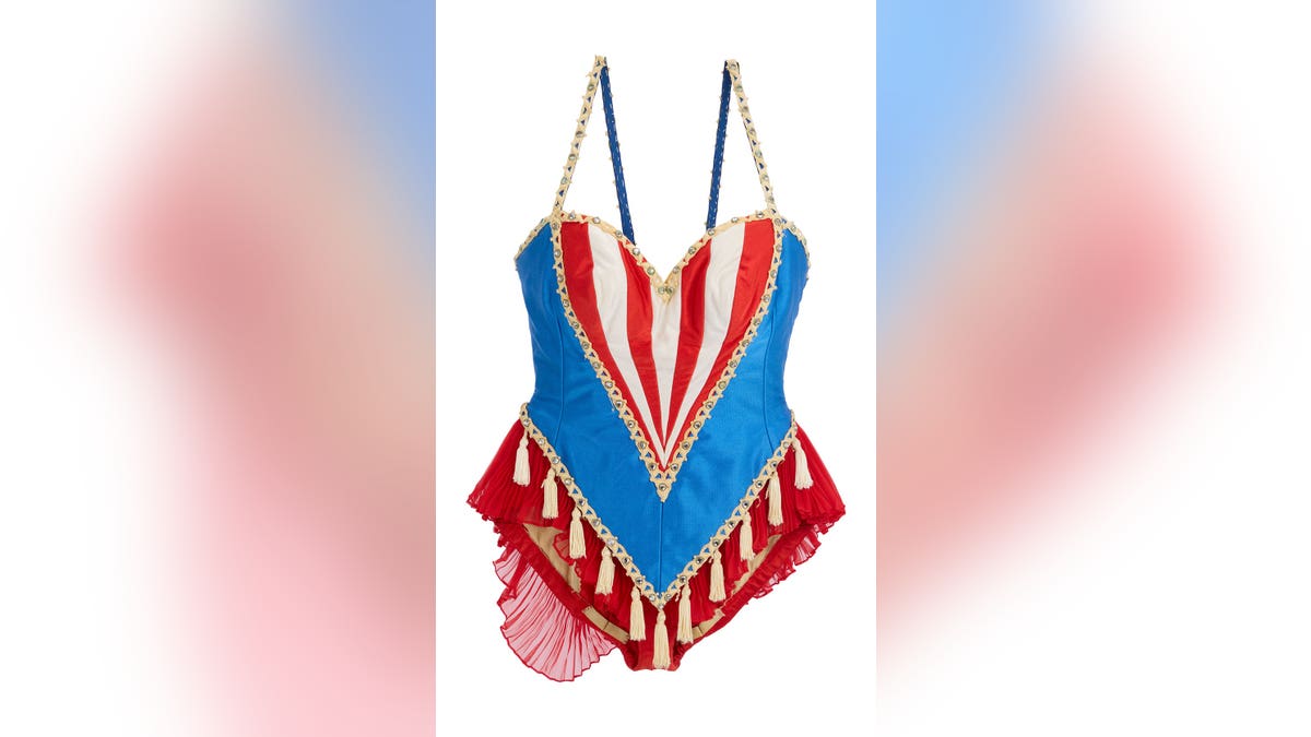 Ann-Margret's red, white and blue jumpsuit.
