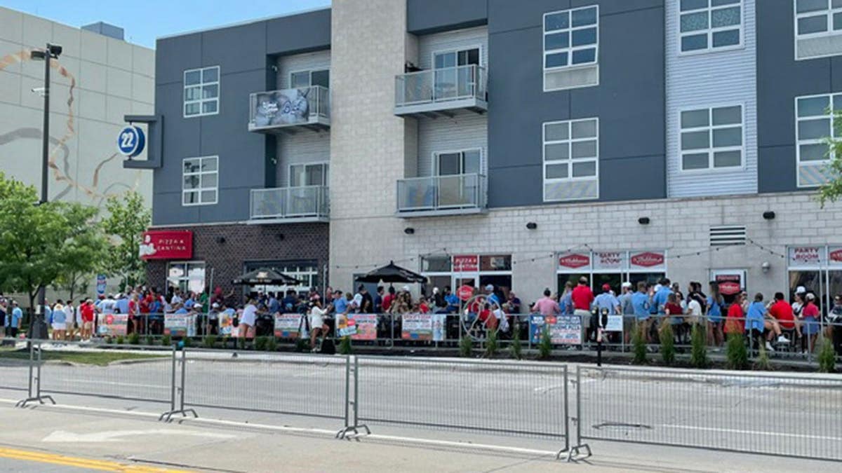 Rocco's Pizza & Dozer Park outside of Charles Schwab Field in downtown Omaha