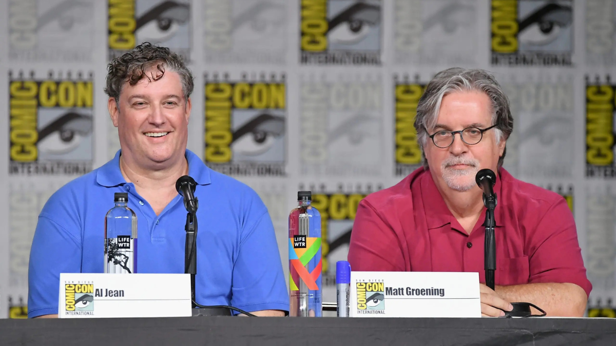 Simpsons creators Al Jean and Matt Groening take the stage at Comic-Con