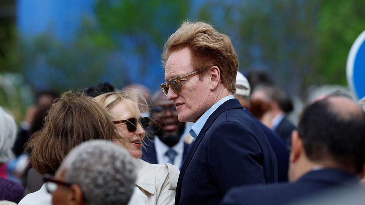 Conan O'Brien attends Obama's Presidential Center opening