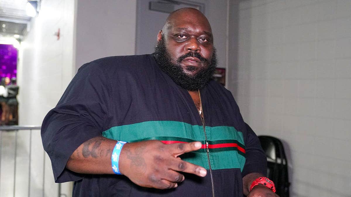 Actor and comedian Faizon Love backstage at the Wild 'N Out Live: The Final Lap Tour in Atlanta in September 2024.