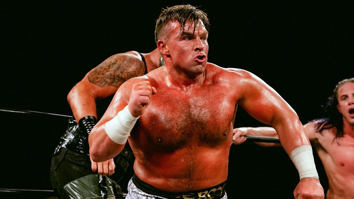 Joe Coffey in the ring