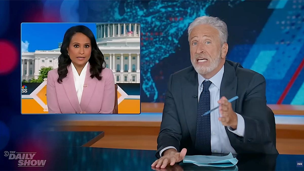 Jon Stewart calls out Kristen Welker