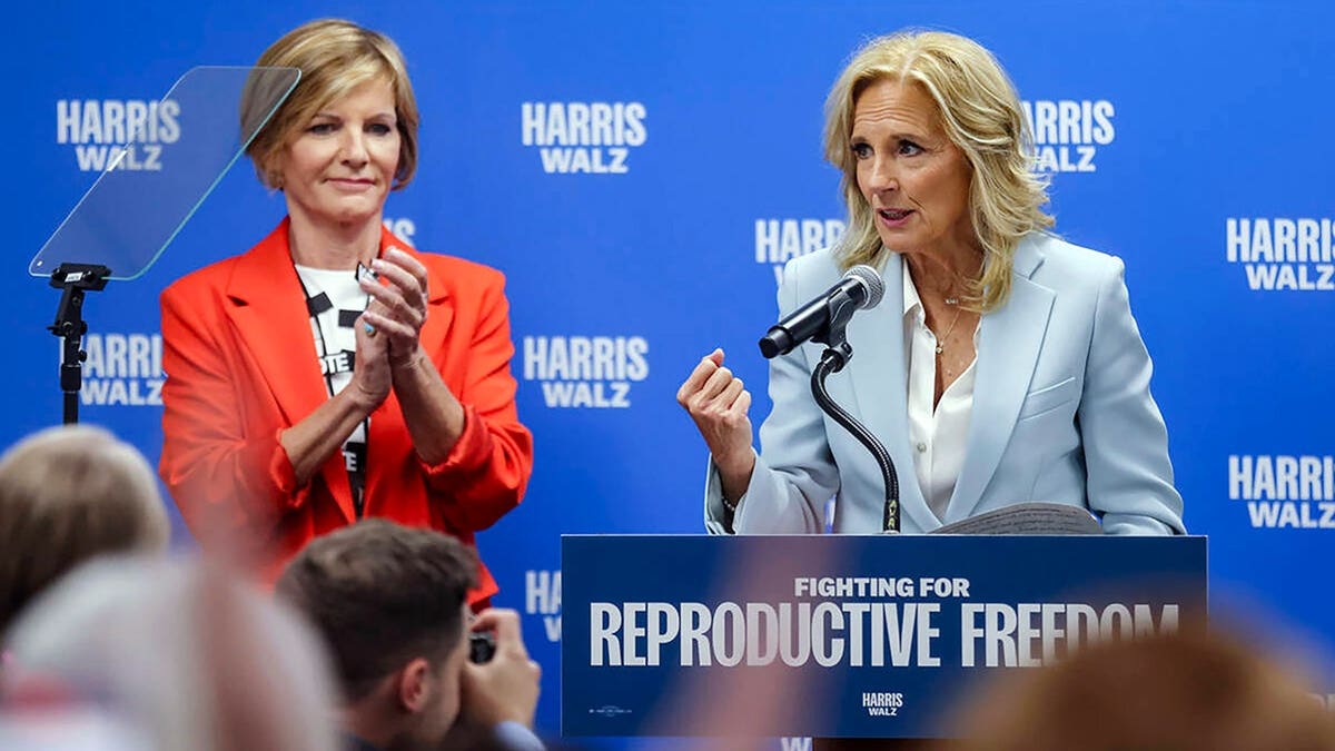 Susie Lee and former first lady Jill Biden