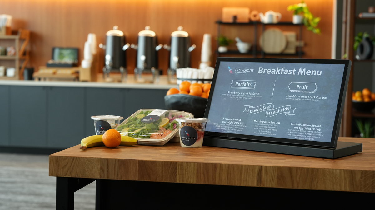 American Airlines grab-and-go airport lounge