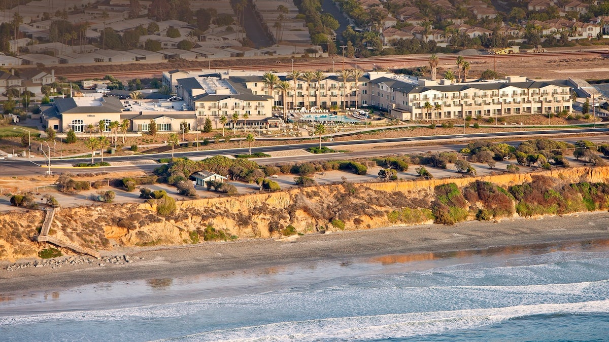 You're only a few steps away from the surf.