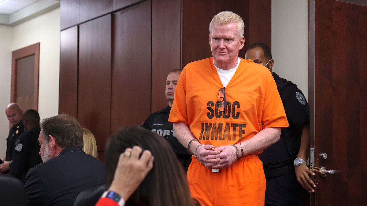 Alex Murdaugh in court.