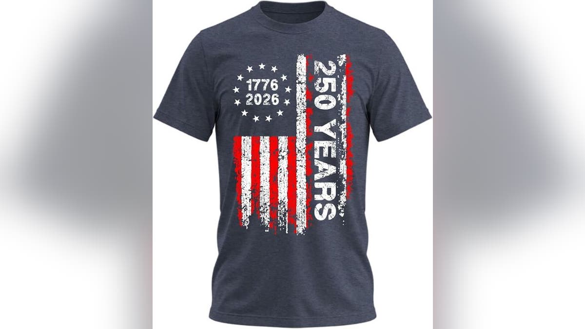 Wear this tee long after the Fourth of July is over.