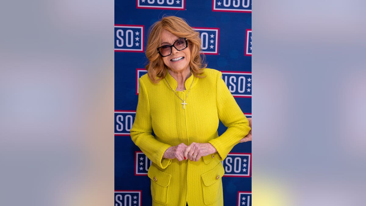 Actress Ann-Margret standing at the OSU event in Beverly Hills, California.