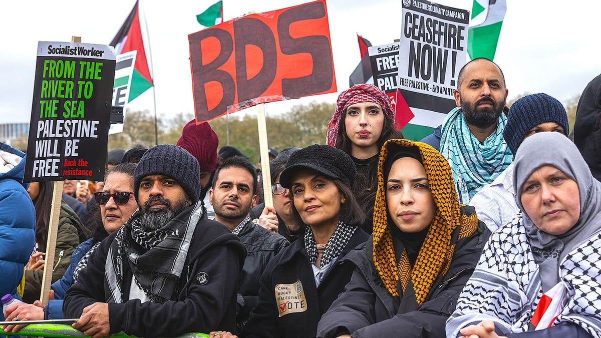 BDS protesters in London, England