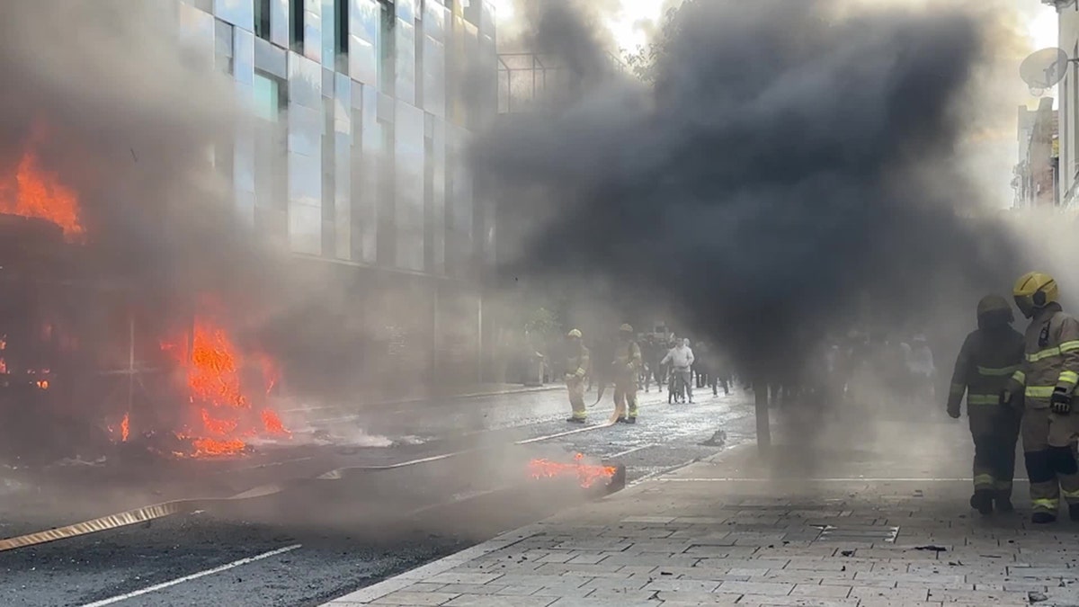 Belfast unrest.