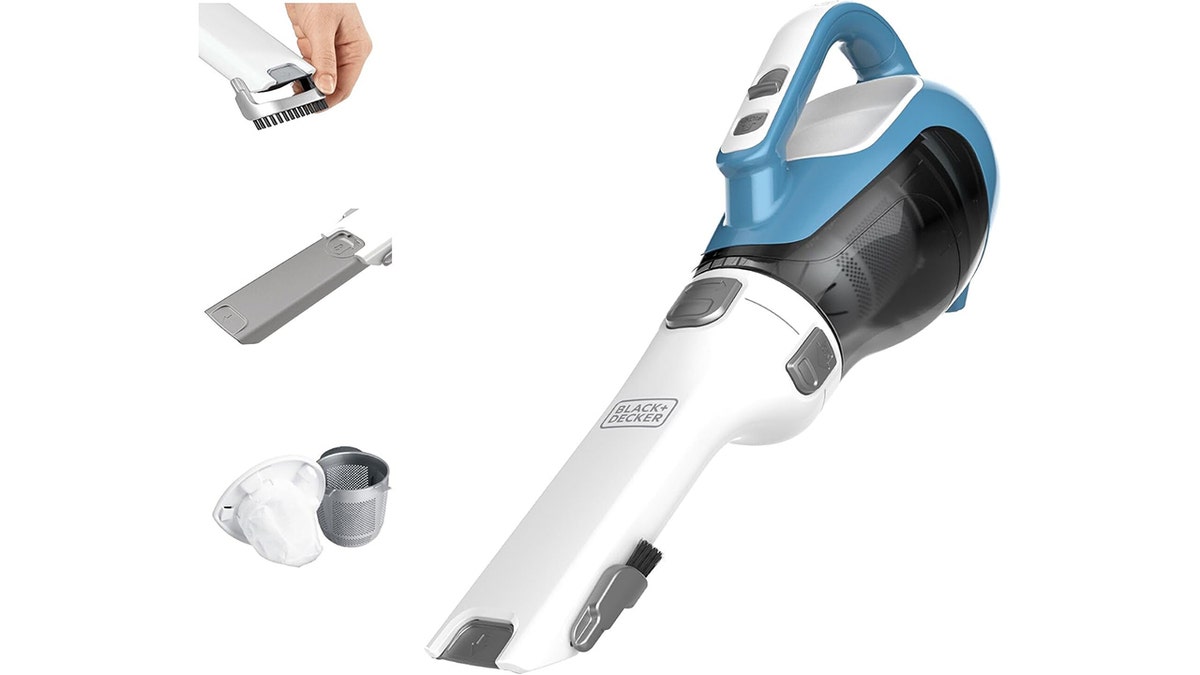 Reach those hard-to-access areas with this handheld device.